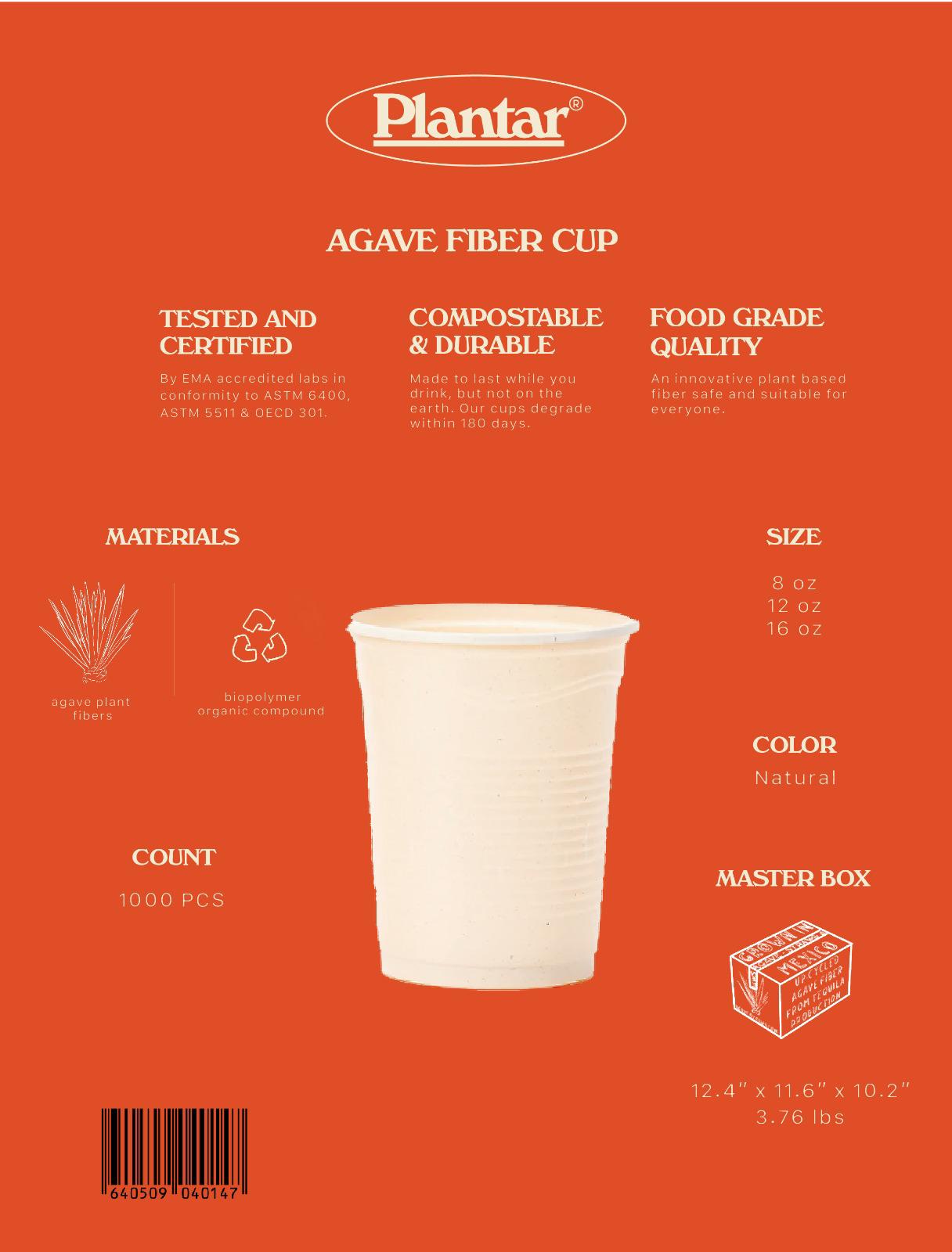 
                  
                    Cup - 1,000ct Agave Fiber Based
                  
                